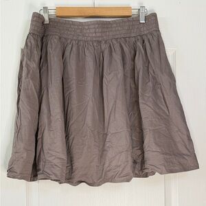 Banana Republic Brown Full Circle Skirt, Size Large